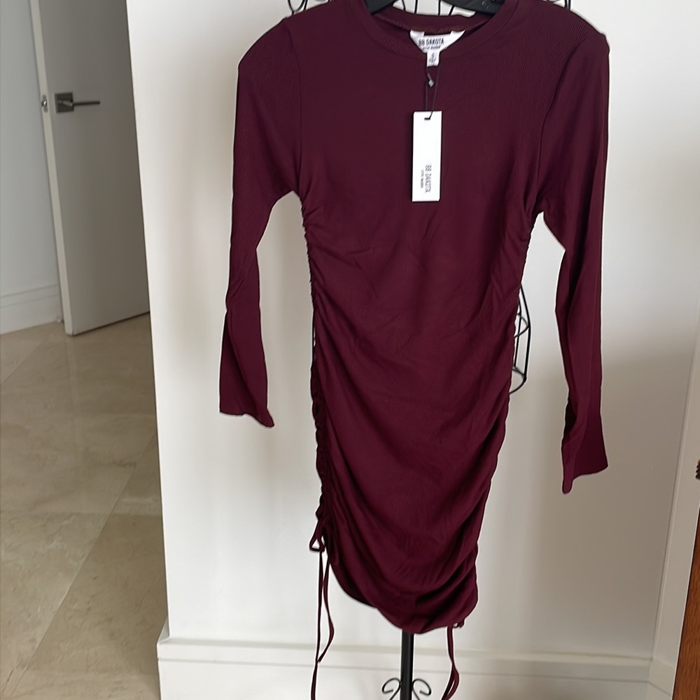 BNWT BB DAKOTA RUCHED BODYCON DRESS
